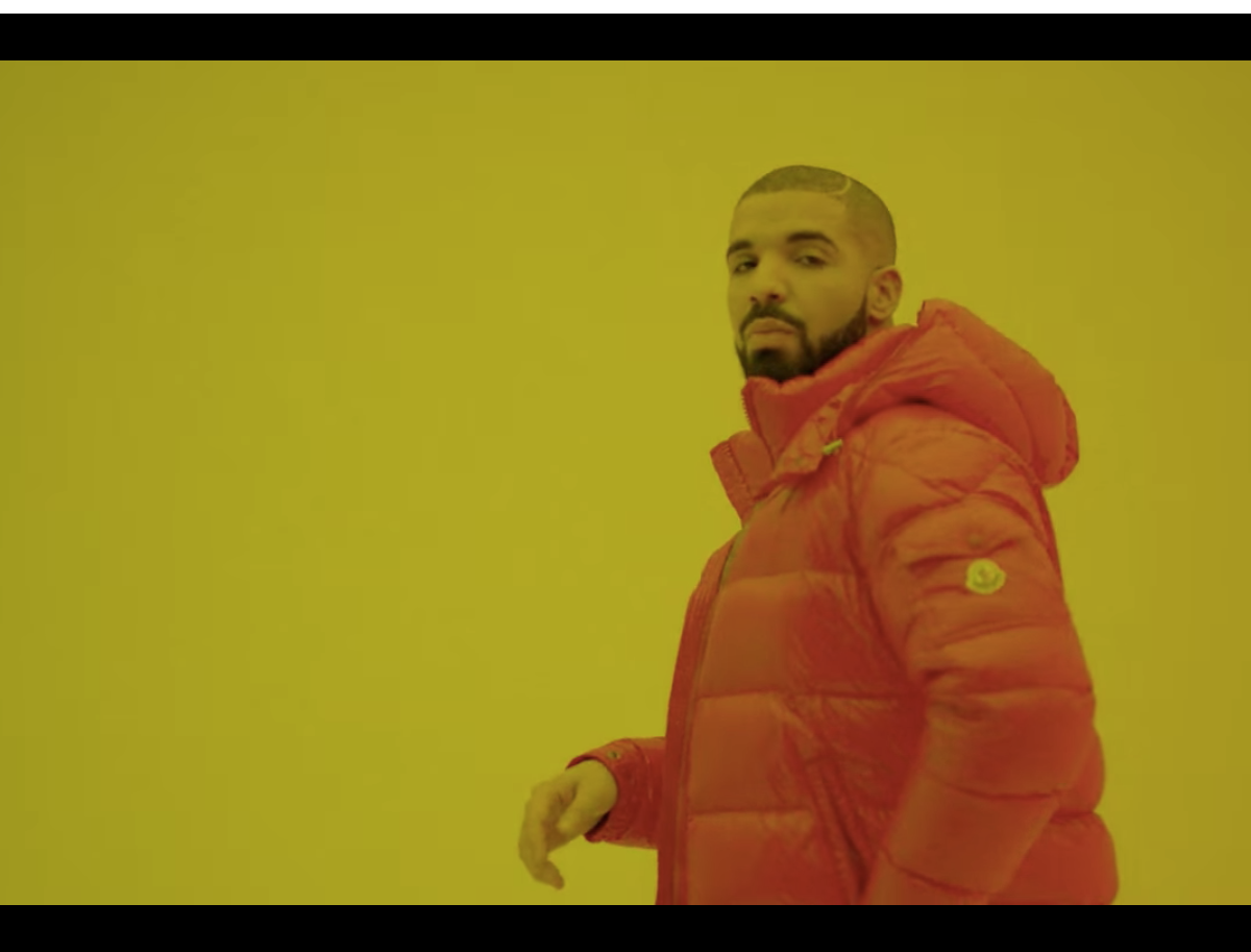 Bonnet Brodé Hip Hop Actual Fact - Motif Drake Hotline Bling - Jaune - Taille Unique