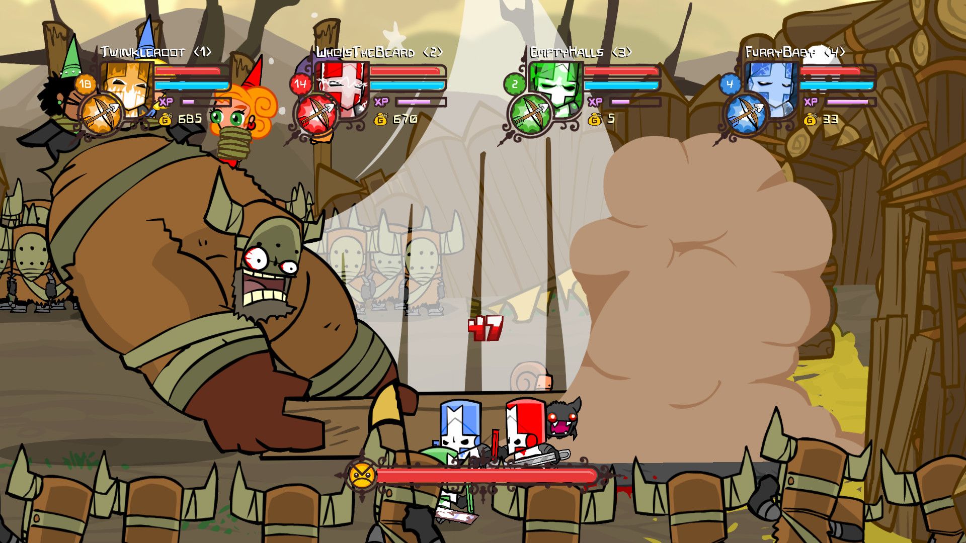 Castle Crashers Remastered comes to Nintendo Switch in September