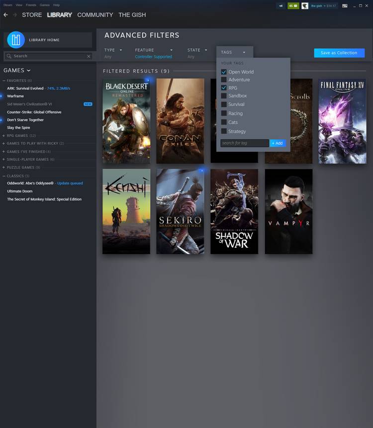 Valve redesigns Steam game library, adding Steam Events