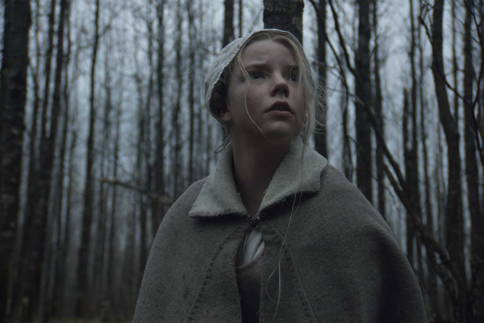 Thomasin (Taylor-Joy), alone in the woods.
