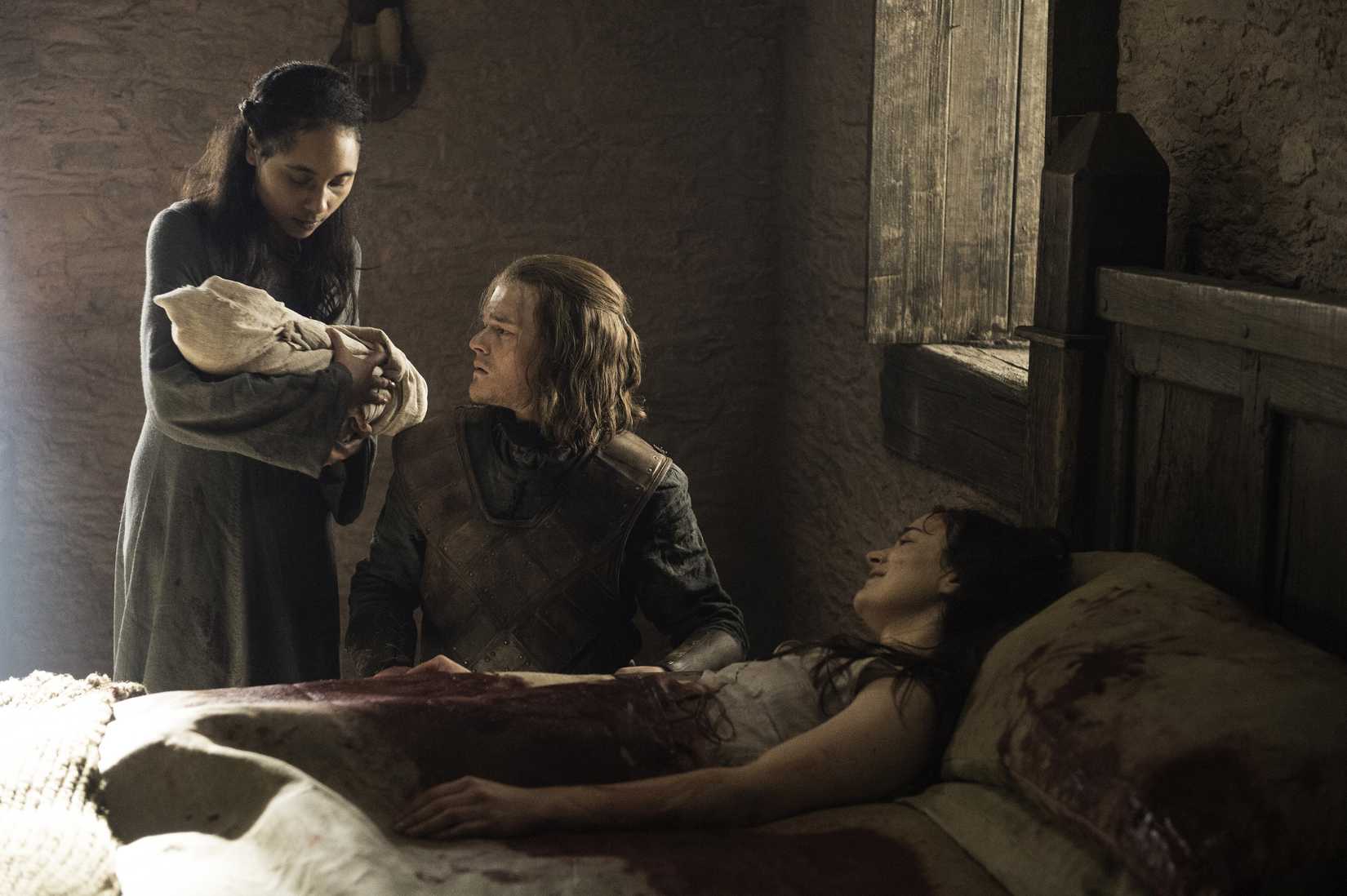young ned stark and lyanna stark in Game of Thrones season 6