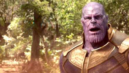 Avengers: Infinity War - Thanos jaw drop
