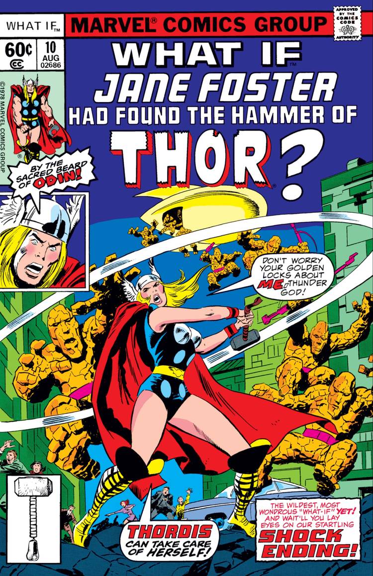 Jane Foster as “Thoris” on the cover of What If? #10, Marvel Comics (1978). 