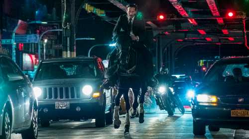 john wick chapter 3 - horse chase