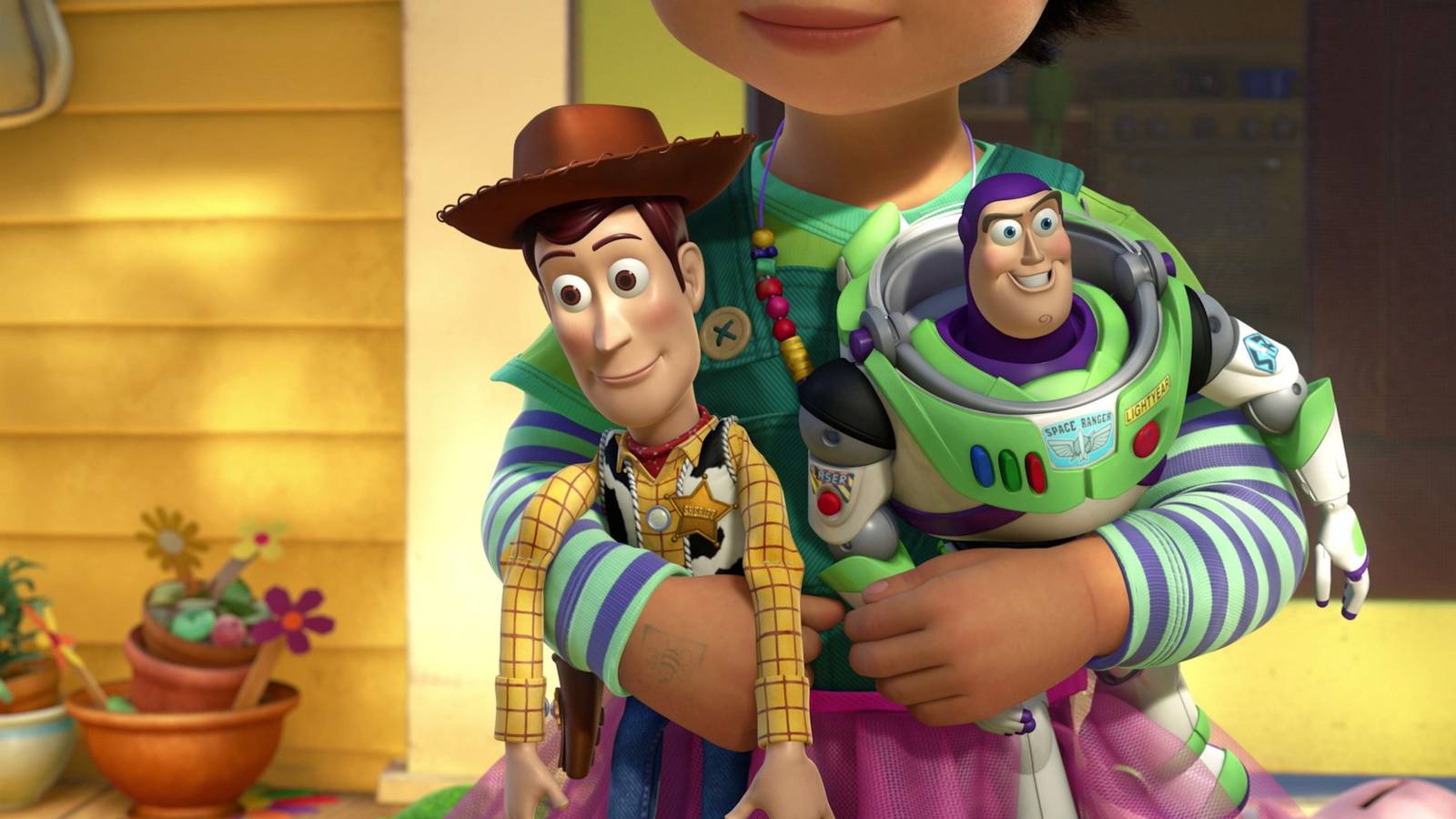 Toy Story 4 - Woody,Buzz Lightyear,Jessie \u0026 Forky 6K wallpaper download, image size:1600x900