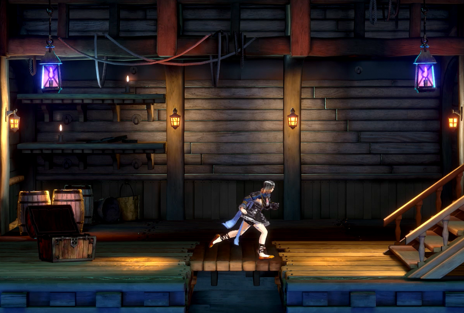 Bloodstained: Ritual of the Night Galleon Minerva map