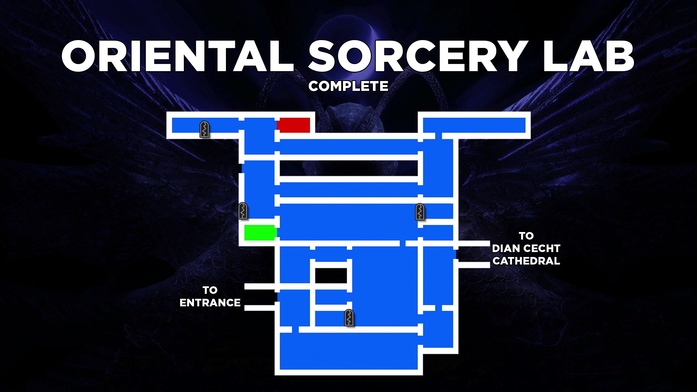 Bloodstained: Ritual of the Night Oriental Sorcery Lab map