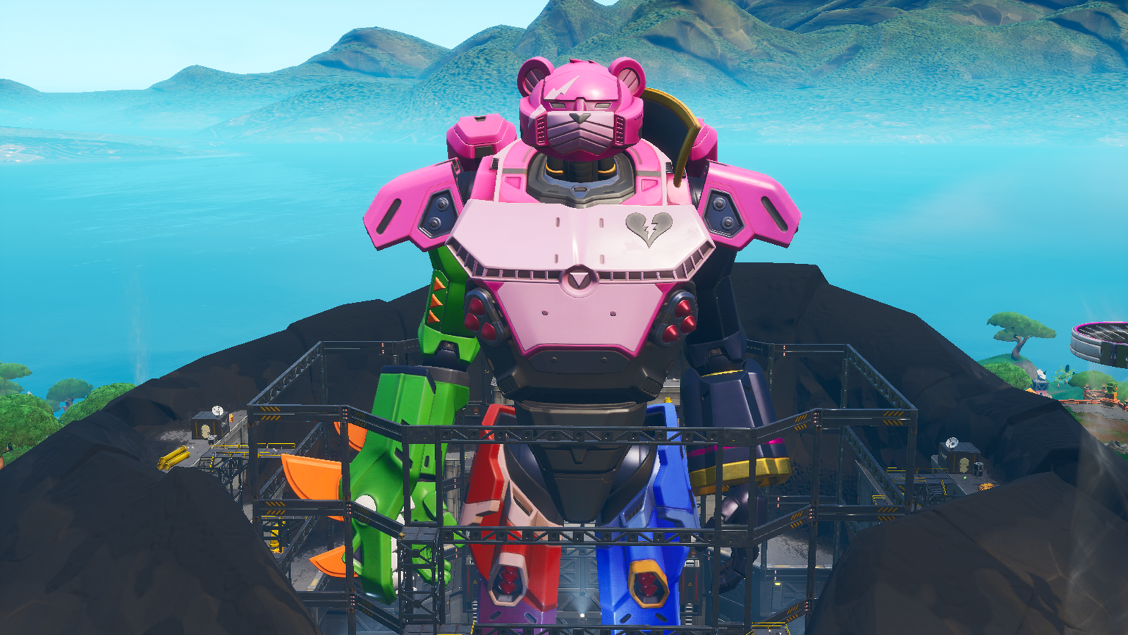 What time is Fortnite’s mech-vs.-monster fight?