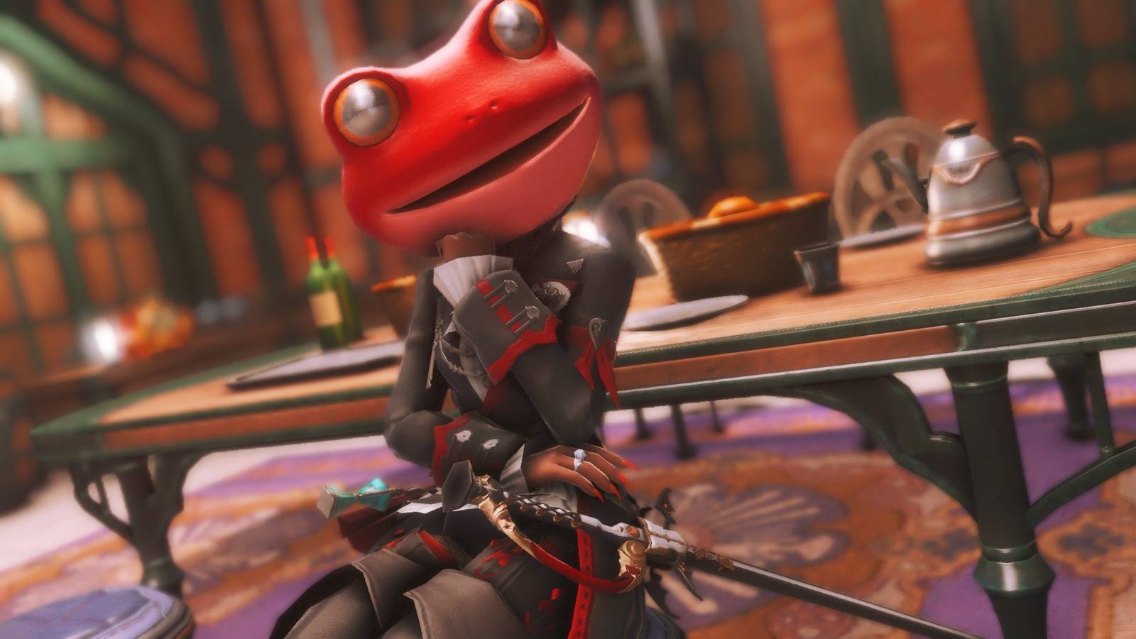 Final Fantasy 14's frog suit is killing immersion in the best way Final Fantasy 14's frog suit is killing immersion in the best way