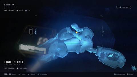 Origin Tree Kashyyyk chests and secrets map locations – Star Wars Jedi: Fallen ...