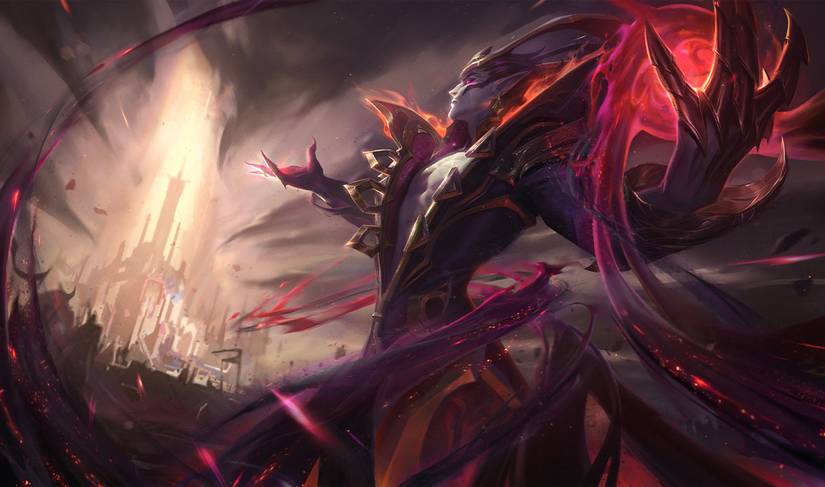 New Nightbringer skins for Lee Sin, Vladimir, Soraka, and Aphelios