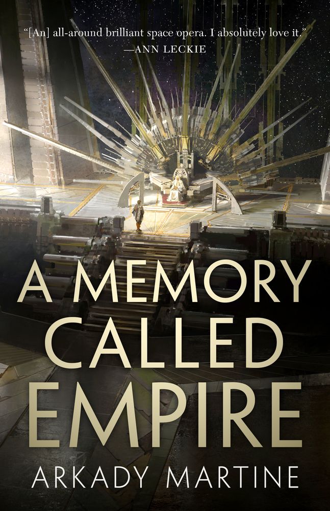 A Memory Called Empire by Arkady Martine has a throne room on the cover