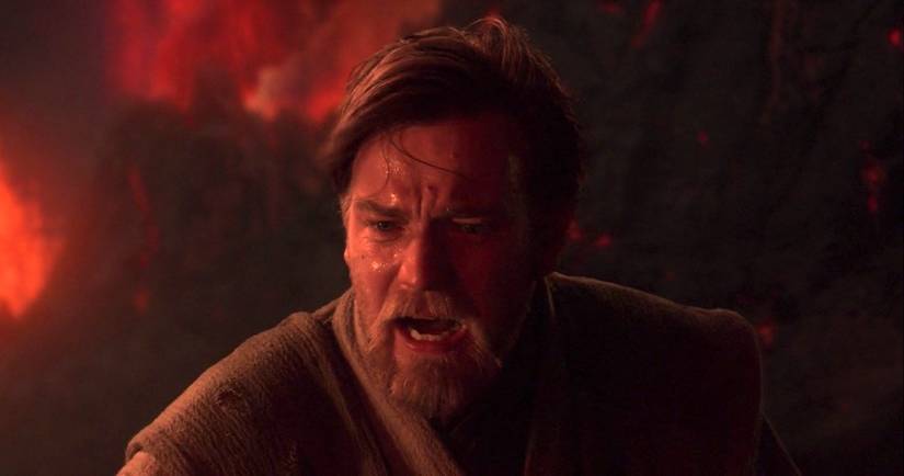 obi-wan screaming because his show was canceled in revenge of the sith