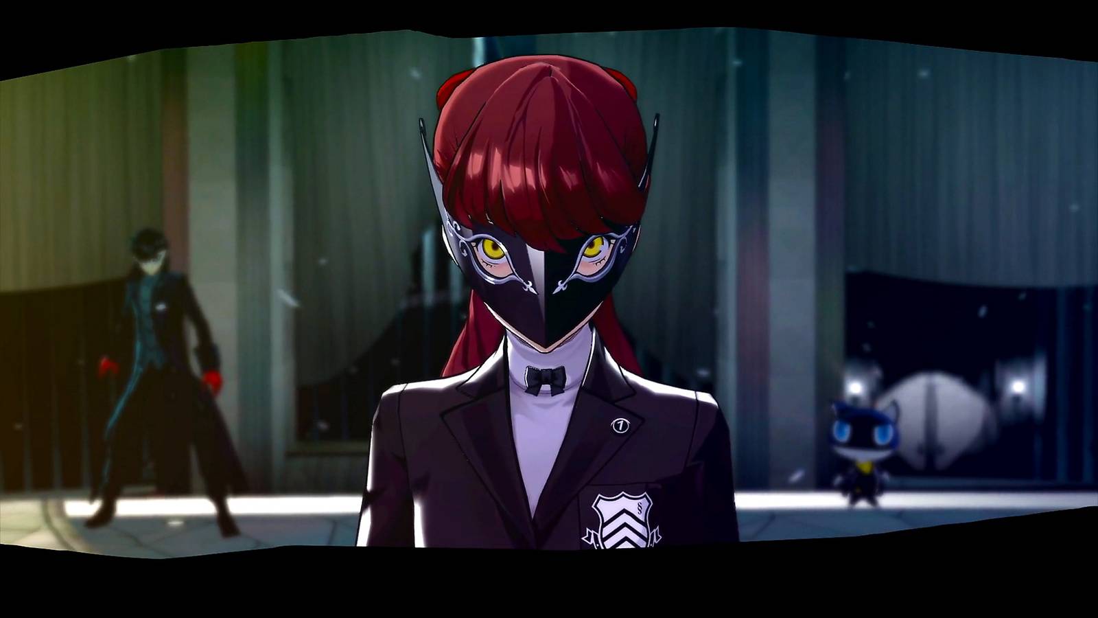 Kasumi, Persona 5 Royal’s new confidant, in her mask