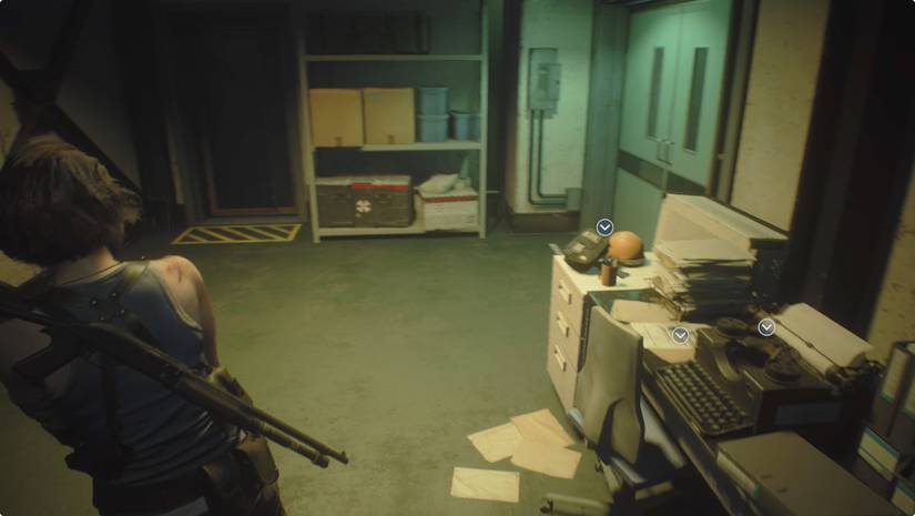 Resident Evil 3 Underground Storage walkthrough