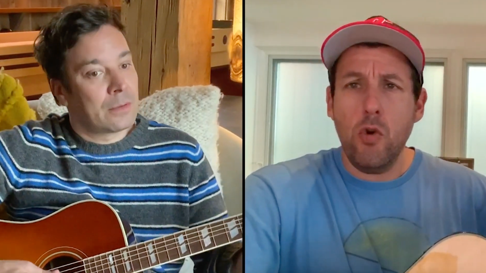 Adam Sandler and Jimmy Fallon duet to remind you not to touch your grandma