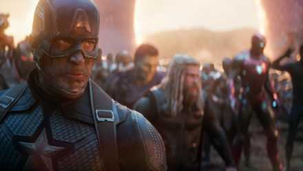 captain america, thor, and the avengers in endgame finale