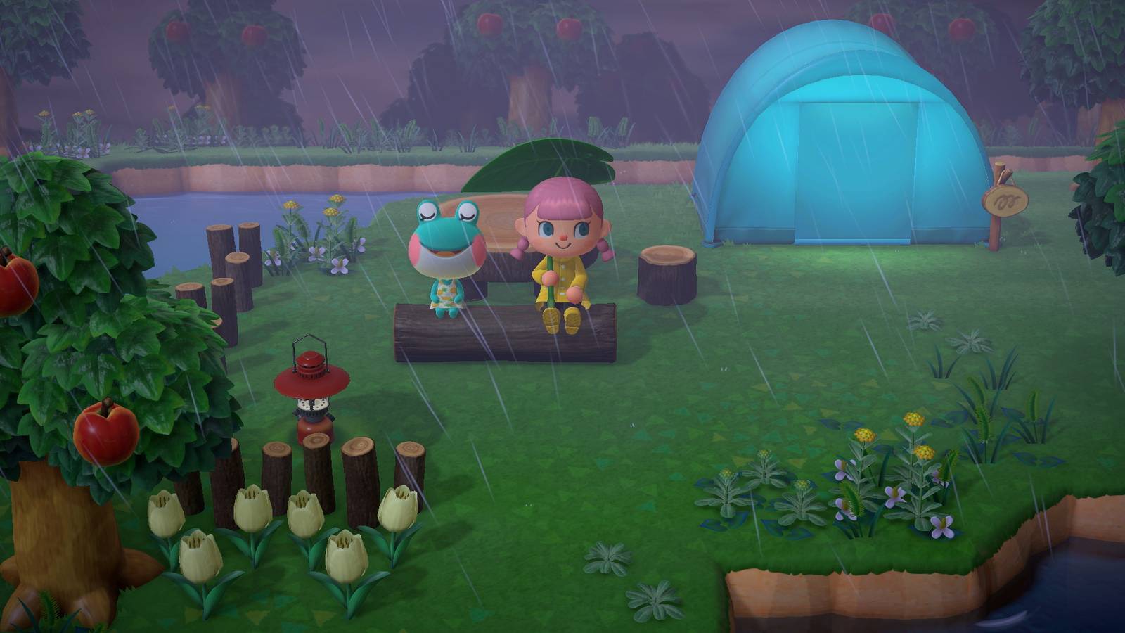 Animal Crossing frog villagers react hilariously when given frogs