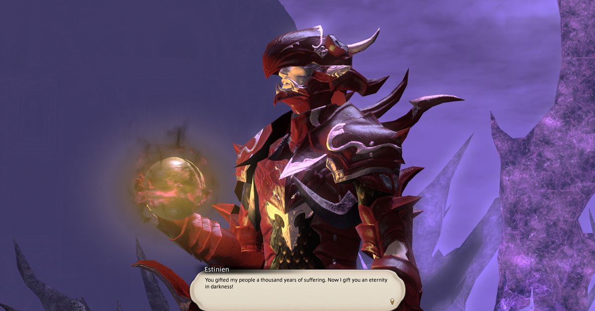 Final Fantasy 14 promo art proves that Estinien does bathe