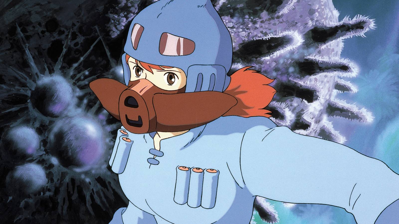 Nausicaa is a Miyazaki movie and manga about radical change and survival, image size:1600x900