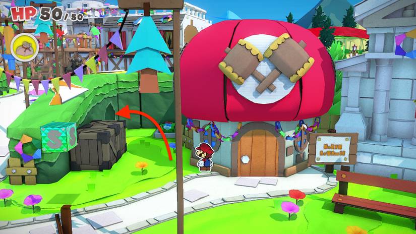 Toad Town collectibles locations guide – Paper Mario: The Origami King