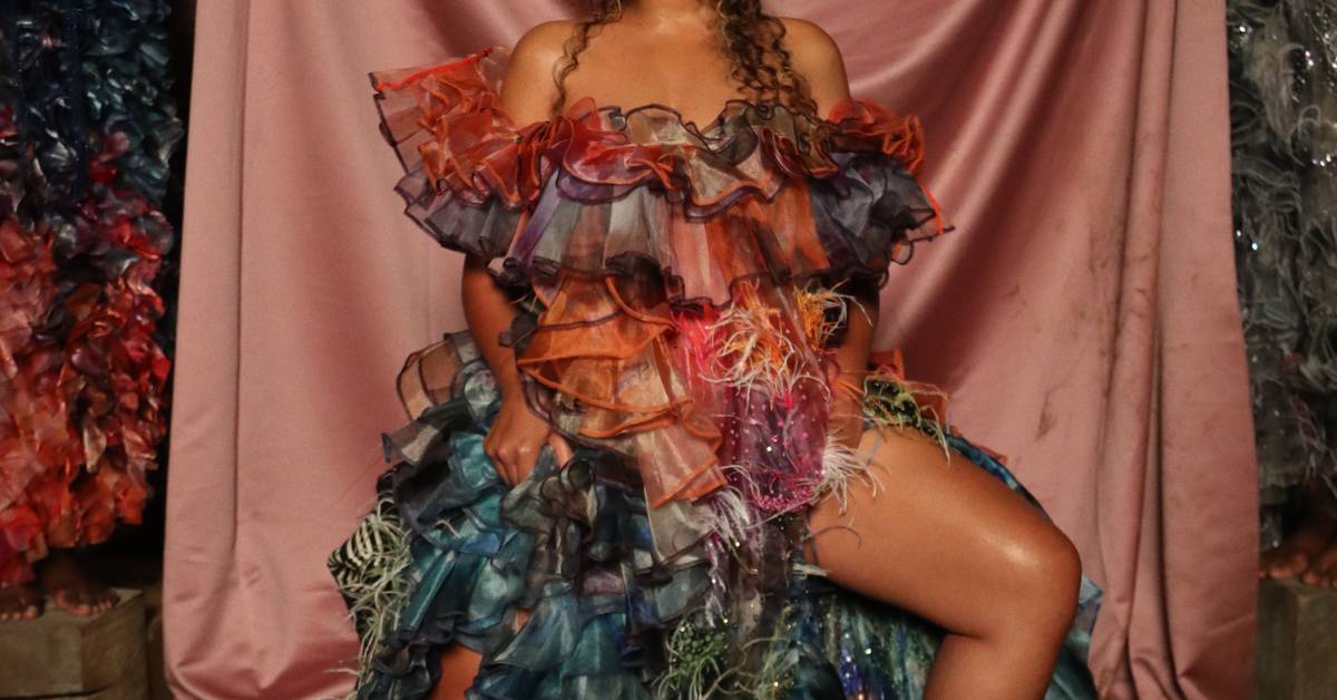 beyonce pink dress black is king Black Is King' by Beyonc Has Some Unforgettable Beauty Moments