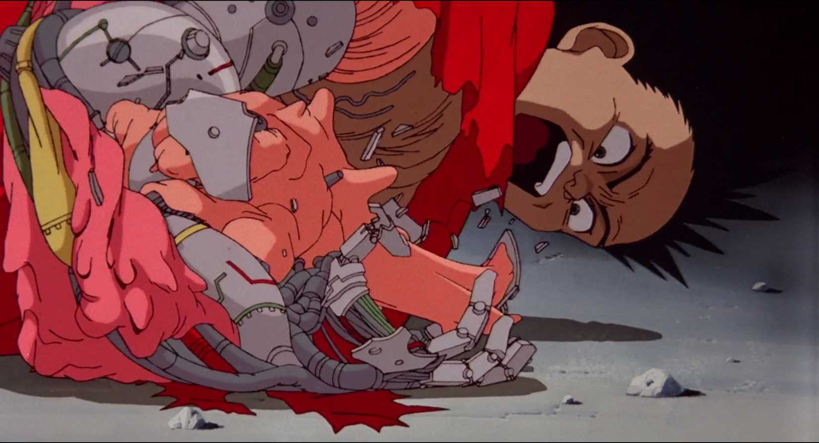 Akira: tetsuo transforms into a blob