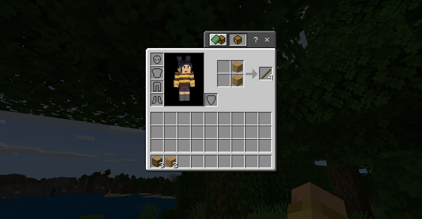 Minecraft beginner crafting recipe guide