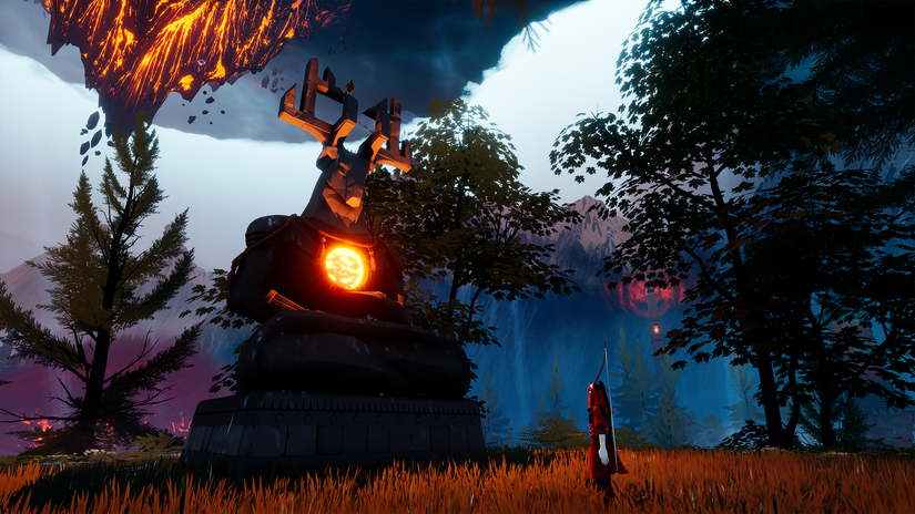 The Pathless has a seamless dashing mechanic and an eagle friend