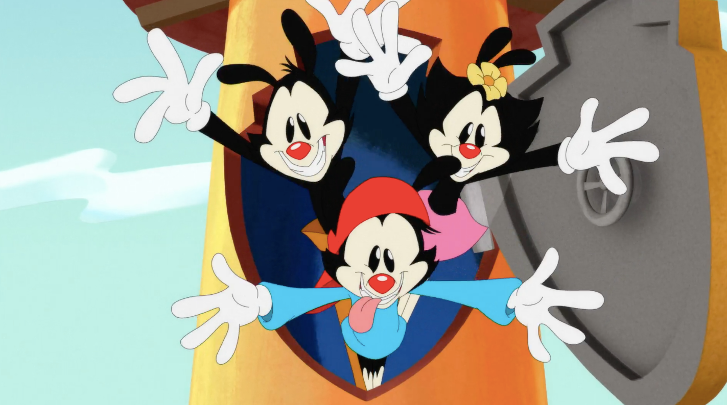 Animaniacs: Wakko, Yakko & Dot spoof Jurassic Park in first