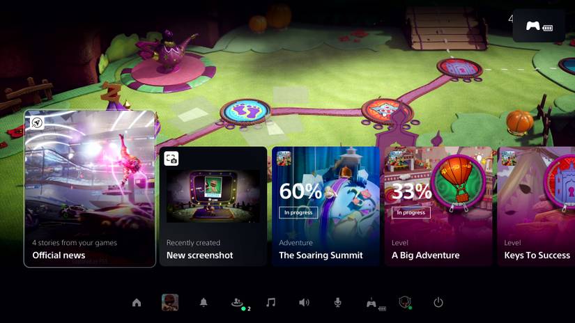 PS5 user interface revealed