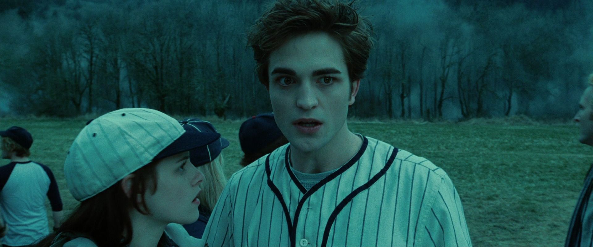 Robert Pattinson’s Twilight character Edward plays baseball