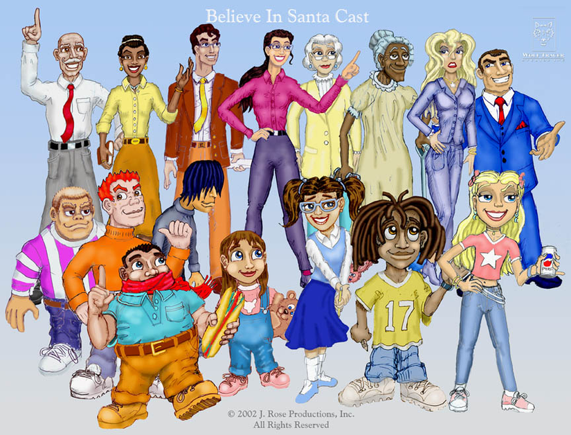 Character art for Rapsittie Street Kids