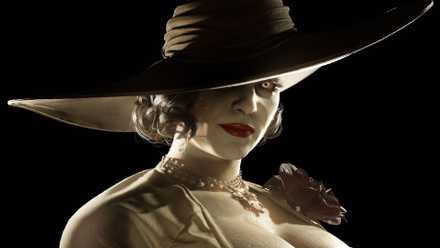 Artwork of Lady Dimitrescu from Resident Evil Village