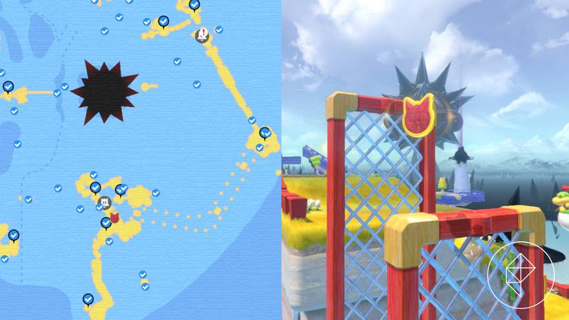 Scamper Shores Cat Shine Shard locations Bowser’s Fury guide