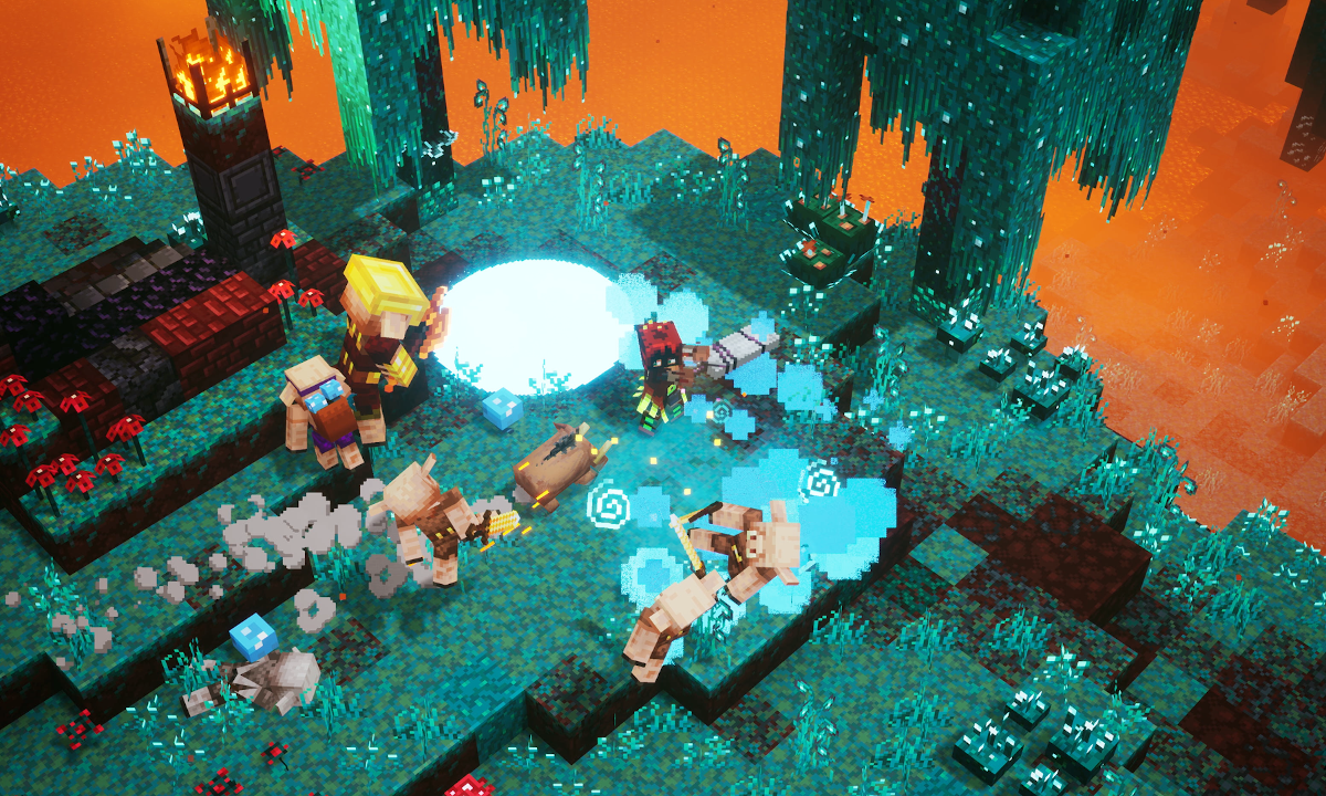 The new Flames of Nether DLC for Minecraft Dungeons is out now