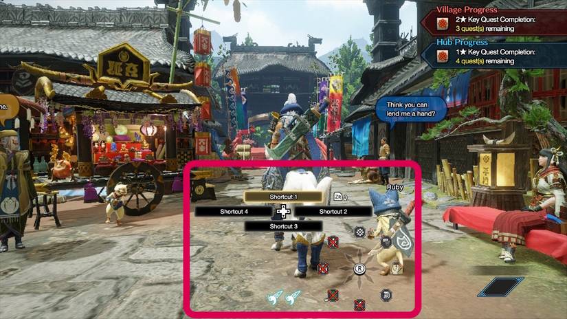 How to customize the radial menu in Monster Hunter Rise