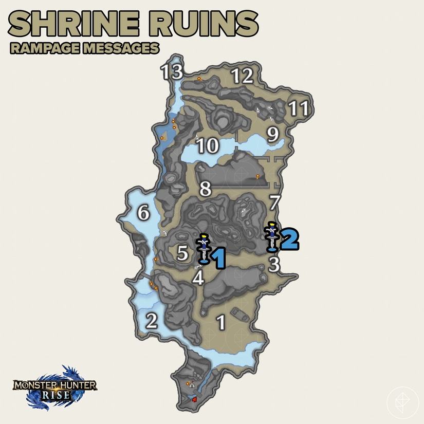 Monster Hunter Rise all Shrine Ruins relic locations and maps