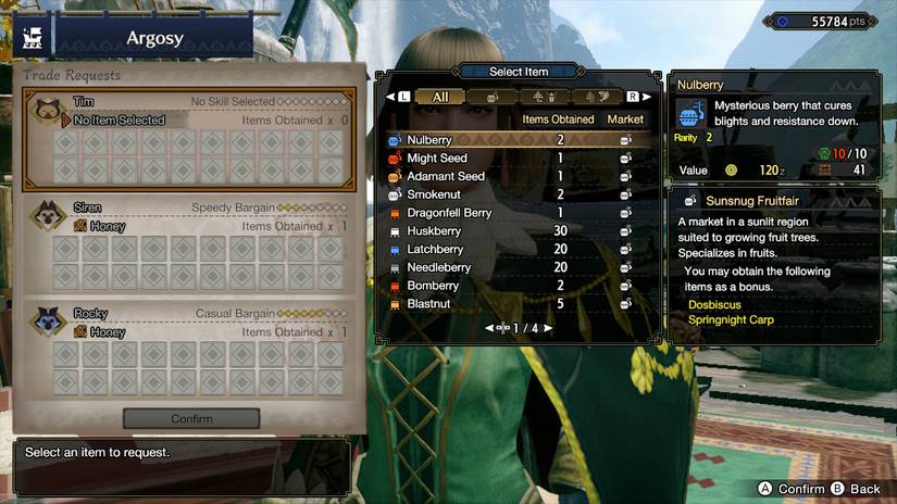 How to farm items at the Argosy in Monster Hunter Rise