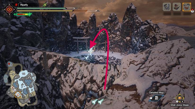 Monster Hunter Rise all Frost Island relic locations and maps