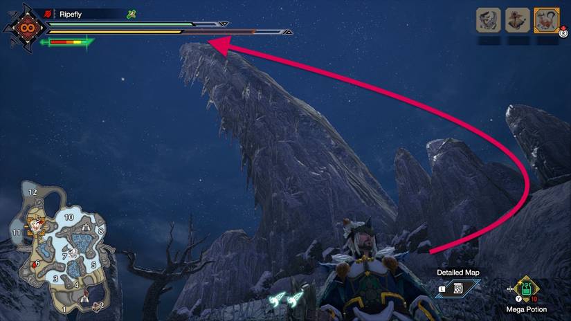 Monster Hunter Rise all Frost Island relic locations and maps