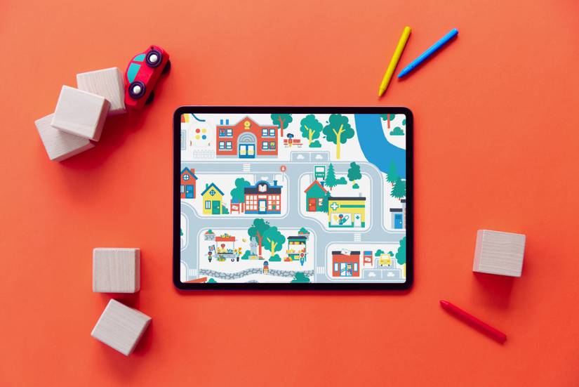 Pok Pok Playroom is a great iPad game for kids that throws out the rules