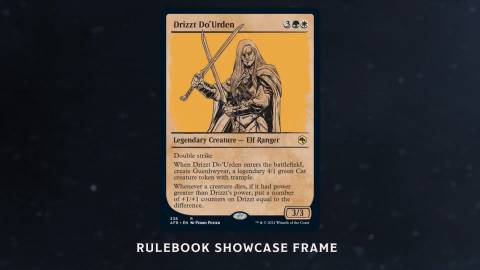 Magic: The Gathering previews three new D&D cards featuring Drizzt