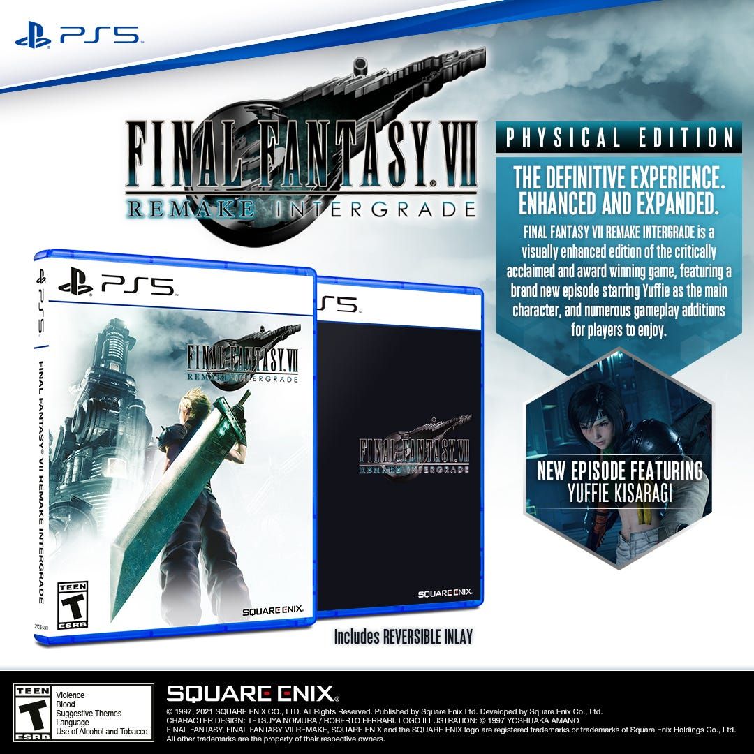 Final Fantasy 7 Remake Intergrade editions buyer's guide