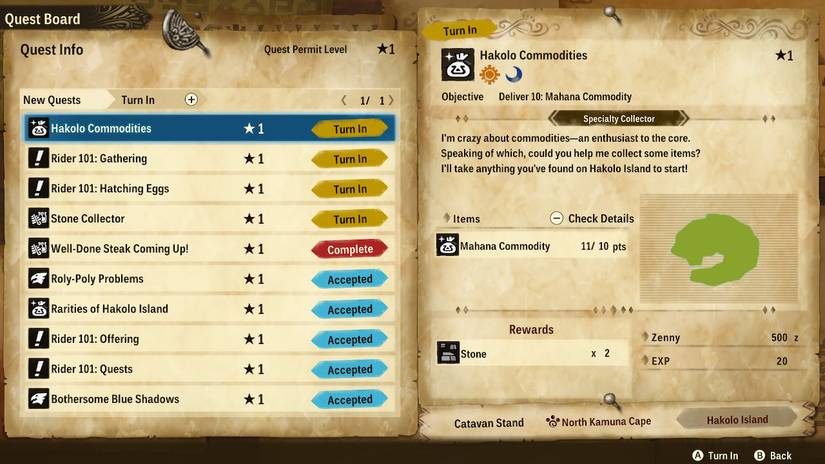 Monster Hunter Stories 2: Wings of Ruin zenny farming and leveling guide