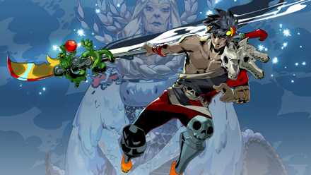 Una ilustración de Zagreus de Hades con Deméter al fondo