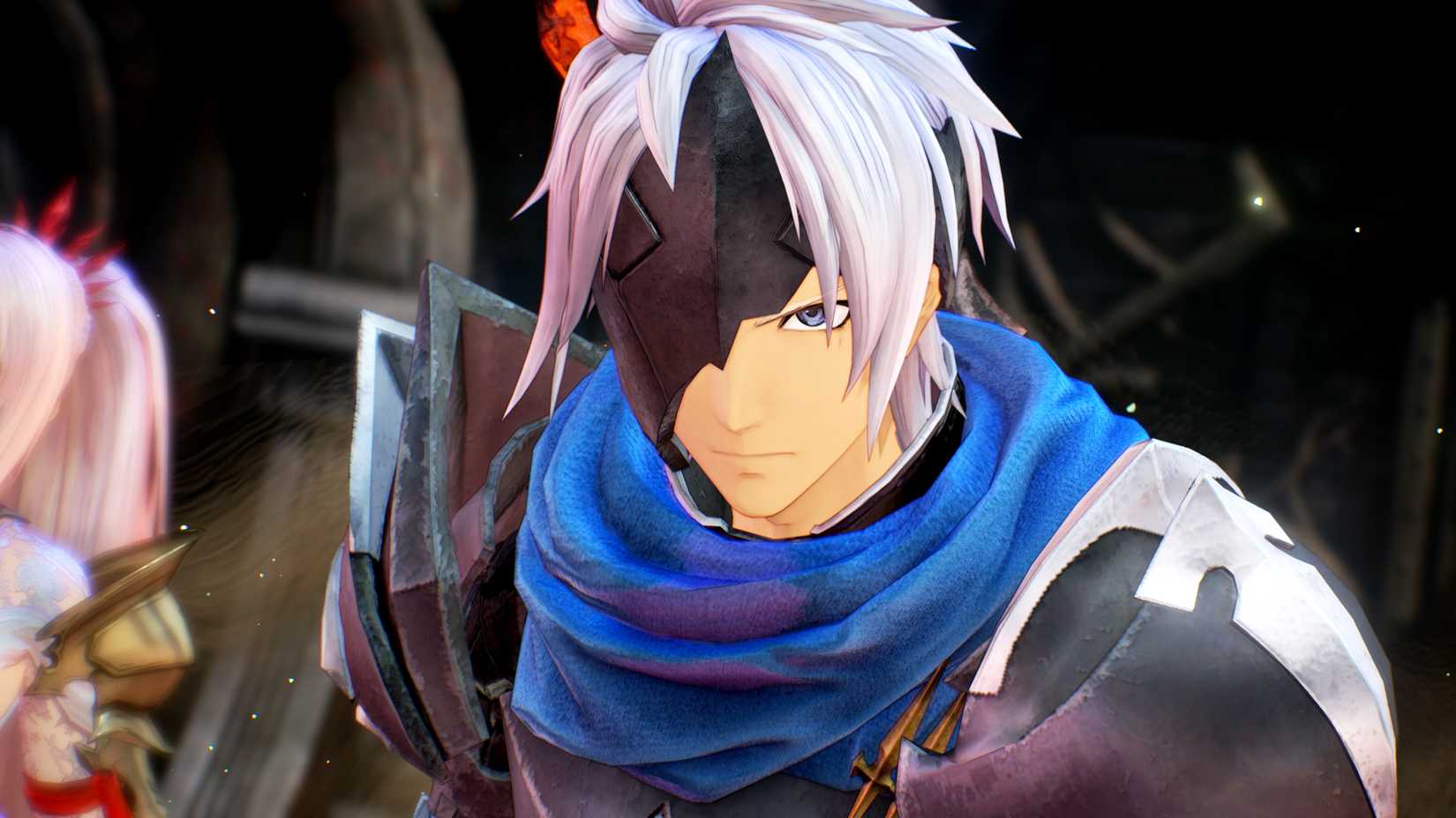 A character with one eye covered looks at the player