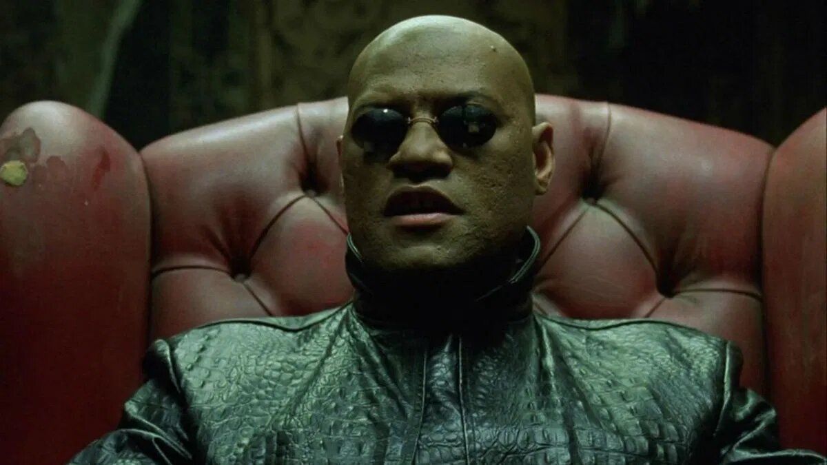 モーフィアス マトリックス　リローデッド MORPHEUS Morpheus isn't in Matrix Resurrections due to a weird Matrix