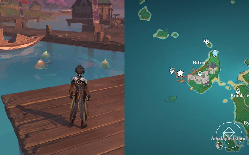 All fishing spots in Genshin Impact
