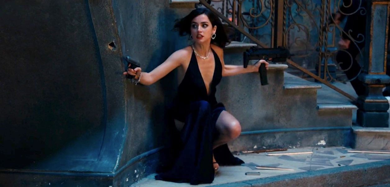 ana de armas blue dress james bond No Time to Die' Actress Ana de Armas Weighs in on Whether Bond Should Be a Woman